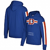 Denver Broncos Mitchell & Ness Three Stripe Pullover Hoodie Royal,baseball caps,new era cap wholesale,wholesale hats